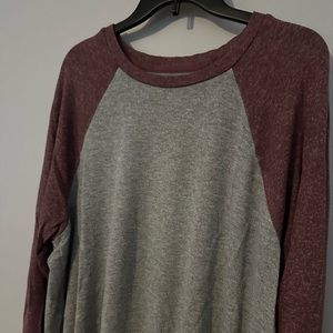 AE Raglan tee. Soft & Sexy Plush.